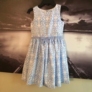SALE Gymboree girls blue floral dress